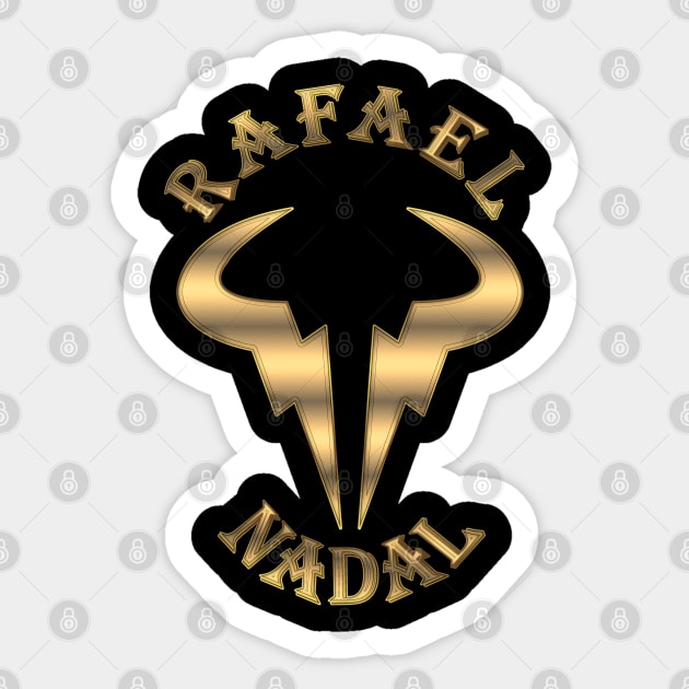 Nadal, Rafael Nadal, Rafa Nadal, Tennis player, funny Tennis Tee, Tennis, Tennis Gift, tennis coach, Tennis ball, tennis, Tennis club, Tennis sayings, Tennis fan, Tennis game, Sticker by DESIGN SPOTLIGHT